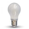 Ampoule LED E27 6W filament Opaque