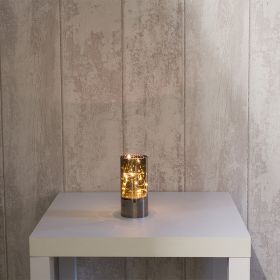 Vase Filament-LEDS 15 cm champagner