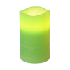 LED luz de las velas decorativas de color verde con temporizador
