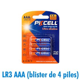 Piles AAA LR3 Ultra Alcaline PKCell 1.5V