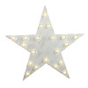 Deco Estrella de Madera LED diámetro de 35 cm de la batería
