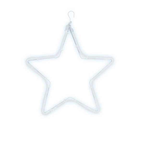 Motif lumineux étoile blanc pur LED