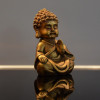Statuette Bouddha doré