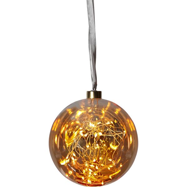 Bola de Navidad de Micro LED Ámbar