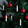 Lichterkette led mit 16 kerzen für den weihnachtsbaum