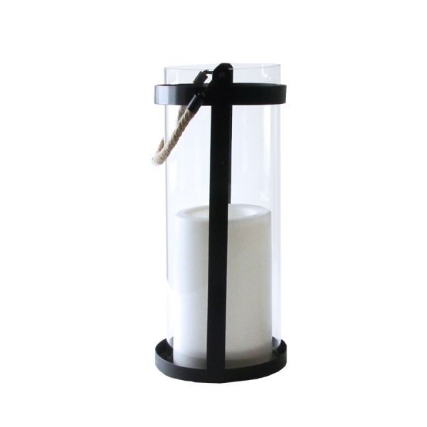 Lanterne RIVA à piles blanc chaud 21.4 cm