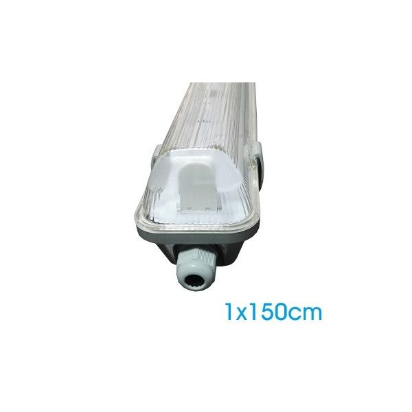 Boitier IP65 1m50 pour 1 Tube LED