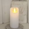 LED luz de las velas de Cera de BRILLO de la Llama de la vela 12.5 cm