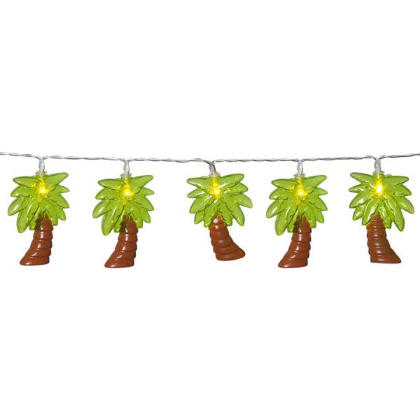 Garland of 10 Palm trees on batteries