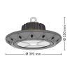 Gamelle suspension industrielle HIGH BAY UFO 200W IP65
