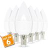 Lot de 6 ampoules E14 6W eq 50W Blanc chaud ARUM