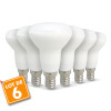 Lote de 6 bombillas de luz LED R50 E14 6W 510Lm