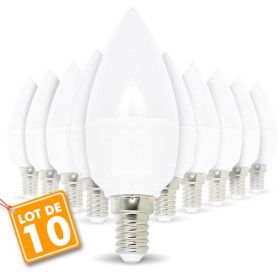 Lot de 6 ampoules E14 6W eq 50W Blanc naturel ARUM